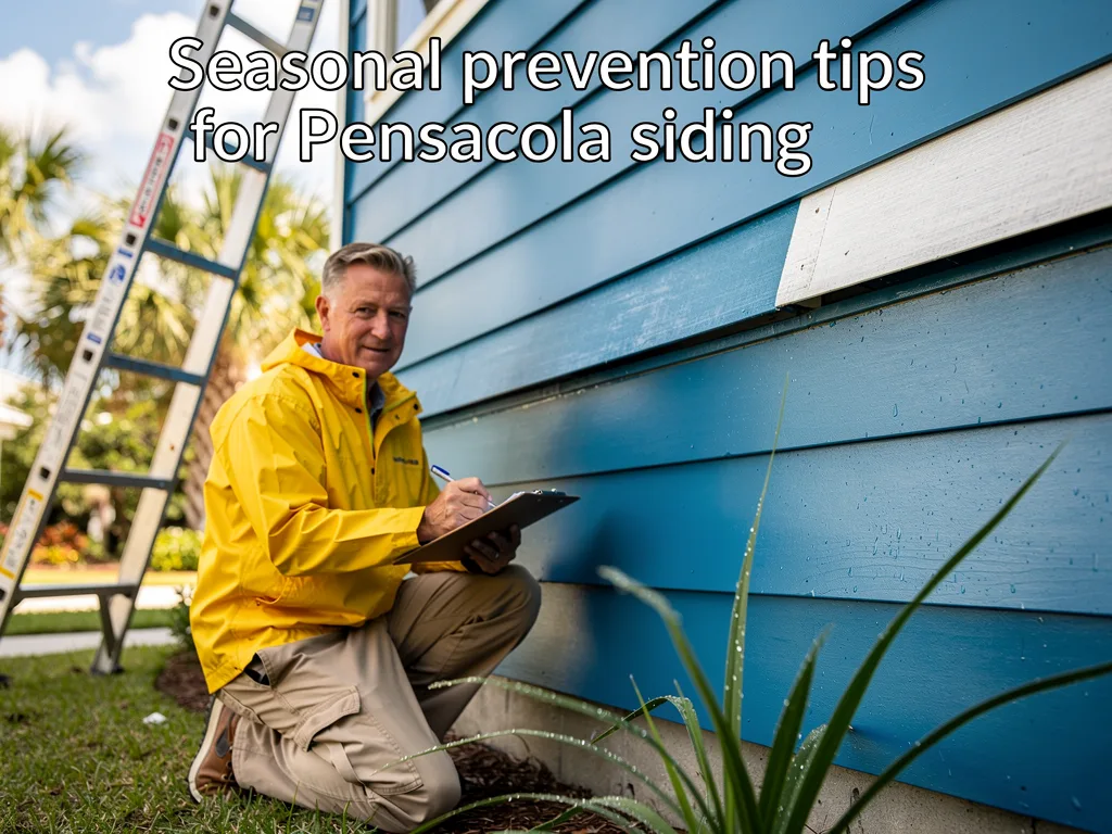 Seasonal prevention tips for Pensacola siding